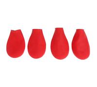 SkyPOOU 4 zapatos de goma para perros y mascotas, botines para exteriores, talla S/para M/L, para juguetes pequeños a grandes, para masticadores agresivos, razas para perros, perros pequeños, para