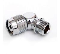 SkyPOOU Adaptador de manguera de 90/110/360 grados, conector regulador de buceo de segunda etapa, regulador de buceo, clip de soporte de manguera