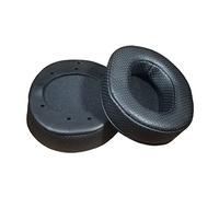 SkyPOOU Almohadillas de espuma suaves, 1 par de almohadillas transpirables para auriculares Siberia S18, funda de repuesto para auriculares Siberia S18, color negro