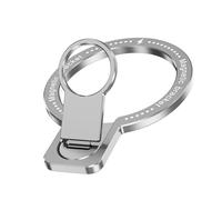 SkyPOOU Aluminu - Soporte de teléfono plegable giratorio de 360 grados, soporte de escritorio para teléfonos móviles, apto para series 12 a 17, soporte de teléfono de aluminio con múltiples ángulos