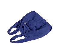 SkyPOOU Bolsa de la compra de nailon plegable multiusos con bonito patrón de corazón, impermeable, gran capacidad, compacta y plegable para uso diario, gran capacidad, ligera, Blue, One Size