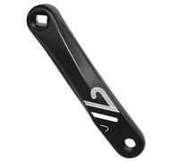 SkyPOOU Brazo de manivela de aleación de aluminio para bicicleta de montaña, brazo de cadena única, cuadrado, rombo, estriado, para mano izquierda, Endurin, portátil para ciclismo