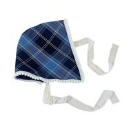 SkyPOOU Bufanda para el pelo con diseño de mariposa, leopardo, diadema para Halloween, encaje y calavera para adultos, accesorios creativos para fotos, color azul, cirro aprox. 55-60 cm