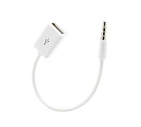 SkyPOOU Cable adaptador estéreo de transferencia USB a 3,5 mm de 3,5 mm a cable USB para equipo de radio interior de coche