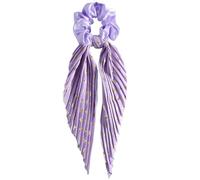 SkyPOOU Coletero de pelo de moda con lazo floral, elegante accesorio para el pelo para fiestas, añade romance para varios peinados. Lavanda