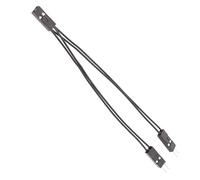 SkyPOOU Conmutadores de placa base con reajuste de alimentación/LED/LED de alimentación de 2,54 mm, cable adaptador de 2 pines, 1 hembra a 2 machos, cable divisor