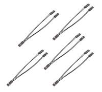 SkyPOOU Conmutadores de placa base con reajuste de alimentación/LED/LED de alimentación de 2,54 mm, cable adaptador de 2 pines, 1 hembra a 2 machos, cable divisor