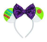 SkyPOOU Diadema de orejas de ratón para Halloween, diadema con alas de murciélago, accesorios para el cabello para mujer. Buzz Lightyear