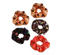 SkyPOOU Diademas para el pelo con estampado de Halloween para mujeres adultas, círculos de pelo punk, tema de festival, bandas elásticas para eventos formales casuales. Estilo aleatorio