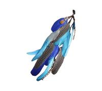 SkyPOOU Diademas suaves para maquillaje, para juegos de rol, diadema duradera para mujeres y niñas, decoración de fiestas, color azul lago, aproximadamente 30 cm