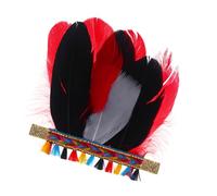 SkyPOOU Diademas vintage para mujer, para cosplay, fiesta, a la moda, creativa, para múltiples ocasiones, enrojecimiento, aproximadamente 15 x 18 cm