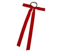 SkyPOOU Elegantes accesorios para el cabello, lazos para el pelo con borlas de cola larga, cinta para el pelo, para mujeres y niñas