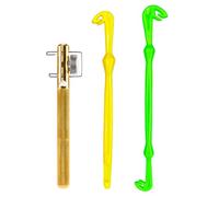 SkyPOOU Herramienta de amarre de nudos de pesca, gancho de línea de nudo, herramienta de atado rápido, juego de accesorios para suministros de pesca en el mar