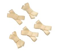 SkyPOOU Horquilla para el pelo con lazo de ballet dulce, horquilla perezosa, pinzas para el pelo para mujer, herramienta de peinado lateral, 5 piezas