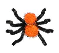 SkyPOOU Horquilla para el pelo de arañas de Halloween para niños y adultos, horquillas laterales para mujeres, pelo lateral, festival, color naranja