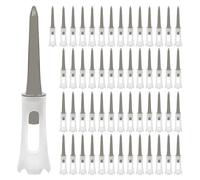 SkyPOOU Juego de 50 camisetas de golf de altura consistente a más distancia, juego de castillos estándar para entrenamiento de conductores, golf de doble capa