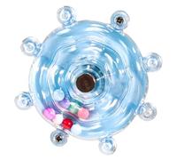 SkyPOOU Juguete giratorio creativo para masticar para pájaros, fomenta la curiosidad y la interacción social, adecuado para loros, cacatúas para loros de color