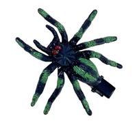SkyPOOU Lovely Spiders - Pinza para el pelo de resina duradera, horquilla de Halloween para niñas y mujeres. Verde, aproximadamente 6 x 6 cm