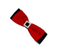 SkyPOOU Pasadores para el pelo con lazos para niñas, accesorios de moda para el cabello, horquilla para Navidad, bodas, cumpleaños, negro y enrojecimiento