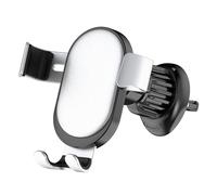 SkyPOOU Soporte de teléfono con bloqueo automático antivibración para ventilación de coche, acolchado de silicona seguro, compatible con la mayoría de teléfonos inteligentes de 5.5 a 7.2 pulgadas