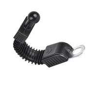 SkyPOOU Soporte de teléfono para motocicleta, brazo de 17 mm, base de cabeza esférica, agarre antideslizante, configuración instantánea, movimiento giratorio de 360 grados