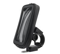 SkyPOOU Soporte de visión trasera con puerto USB para teléfono de 4.7 a 6.5 pulgadas, bolsa impermeable giratoria de 360 grados