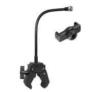 SkyPOOU Soporte flexible para coche con cuello de cisne de cuatro puntos y siete pies, acuerdo de dispositivo de 13 47 mm, agarre de tubo, herramienta de radiodifusión transportable, brazo flexible