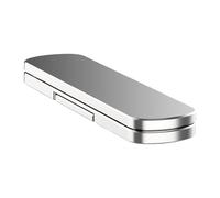 SkyPOOU Soporte plegable para teléfono con rotación de 360 grados, soporte portátil para teléfono, ángulos de visión ajustables para hogares, oficina, viajes, uso plegable de aluminio