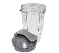 SkyPOOU Top To Go - Tapa con taza de 24 onzas de alto para licuadoras de la serie 600 W 900 W, 1 juego de accesorios para máquina exprimidora, accesorios para máquinas exprimidoras, extractores de