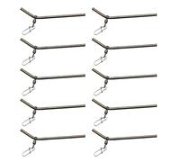 SkyPOOU Tubos de pesca con tubo de clip para equilibrar los conectores, abordar la pesca a prueba de enredos