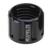 SkyPOOU Tuercas de eje pasante para bicicleta de carretera, pinchos de eje de tubo de 12 mm, 15 mm, bujes de rosca, tapa de pincho para bicicletas