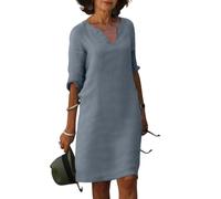 SkyPOOU Vestido para mujer, casual, manga 3/4, espacioso organizador de pañales con múltiples compartimentos, bolso de hombro acolchado, adecuado para viajes familiares y salidas, Gray, XX-Large