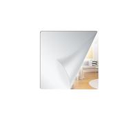 SKYPRO 1 espejo cuadrado acrílico adhesivo, 40 cm x 40 cm, juego de decoración de pared para baño, hogar, dormitorio, grosor de 1,5 mm