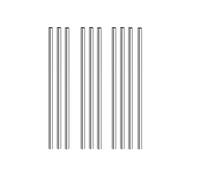 SKYPRO 10 varillas redondas de acero inoxidable 304, 2 mm de diámetro, longitud de 330 mm, varillas de eje sólido de metal para la industria, pasatiempos de trabajo de metal y manualidades