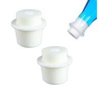 SKYPRO 2 tapones de silicona Erlenmeyer de 30 a 34 mm, tapones de vino para botellas de laboratorio de tubos de ensayo, accesorios de experimento, tapones de silicona