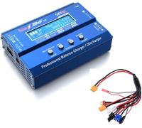 SKYRC iMAX B6 V2 DC 60W 6A X60T RC Balanceador de equilibrio de batería para 1S 2S 3S 4S 5S 6S LiPo Li ion LiFe LiHV, 1S-15S NiCd NiMh AGM Pb Car Airsoft Avión Barco Toy Baterías