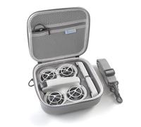 SKYREAT Bolsa de viaje portátil para DJI Neo - Funda compacta con correa para el hombro para dron y accesorios, batería inteligente de vuelo - Gris, gris., Funda para DJI Neo
