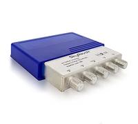 SkyRevolt DiSEqC Interruptor 4/1 SAT Conmutador de protección contra la intemperie TV Satélite Switch Divisor Distribuidor Accesorios Satélite