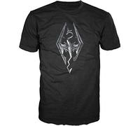 BioWorld Merchandising – Camiseta Skyrim – Logo de dragón – Talla L