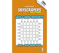 Skyscrapers / Towers Puzzle Book: Over 200 Number Logic Puzzles - Easy to Hard: Volume 13 | August 2025 - For Adults and Sudoku Fans Seeking New Challenges