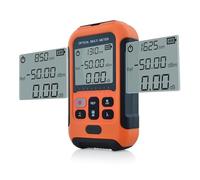 SKYSHL 800nm a 1700nm -50dBm a 26dBm OPM Medidor de Potencia Fibra Óptica Con 650nm 20km VFL FTTH Optical Fiber Power Meter Compatible con APC&UPC SC+ST+FC+LC-SS103PVC13