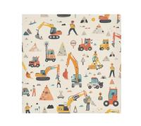 SKYSHU Juego de 1 servilletas de tela de dibujos animados, reutilizables, lavables, de gran tamaño, para bodas, cenas, fiestas, decoración del hogar, 20 pulgadas