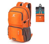 SKYSPER 30L Mochila Plegable Ultraligera Mochilas de Senderismo Mochila de Viaje Mochilas de Marcha Pequeña Mochila con Bolsillo Húmedo para Hombre Mujer Viaje Trekking Deporte al aire libre