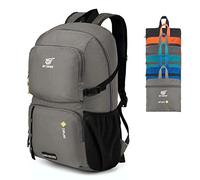 SKYSPER 30L Mochila Plegable Ultraligera Mochilas de Senderismo Mochila de Viaje Mochilas de Marcha Pequeña Mochila con Bolsillo Húmedo para Hombre Mujer Viaje Trekking Deporte al aire libre