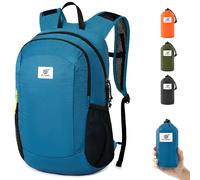 SKYSPER ISHELL16 - Mochila Plegable Ultraligera Antirrobo 16L 225g | Unisex para Viaje, Senderismo, Trekking, Camping y Excursión