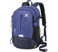 SKYSPER Mochila de Senderismo 30L con Compartimento para Calzado Mochila Deportiva para Excursiones Trekking y Viajes