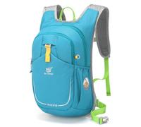 SKYSPER Mochila para niños 15L, mochila de senderismo para niños, para niños y niñas de 6 a 12 años, mochila con correa para el pecho para exteriores