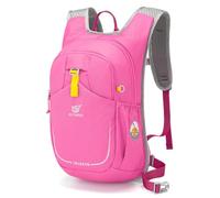 SKYSPER Mochila para niños 15L, mochila de senderismo para niños, para niños y niñas de 6 a 12 años, mochila con correa para el pecho para exteriores