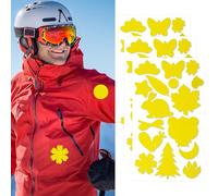 Skystuff 48 Parches para Chaquetas de Plumas, Cinta de reparación de Nailon, Kits de reparación de Tiendas de campaña, Parches de reparación autoadhesivos para Chaquetas, Ropa Exterior, reparación de