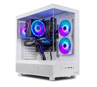 Skytech Azure 3 Gaming PC Desktop, Ryzen 7 7700 3,8 GHz (5,3 GHz Turbo), AMD RX 9060 XT 8GB, 1 TB NVMe SSD, 16 GB DDR4 RAM 3200, 650 W Gold PSU, Wi-Fi, Win 11